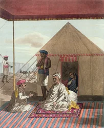 Un pandit mahratte et sa famille, de 
